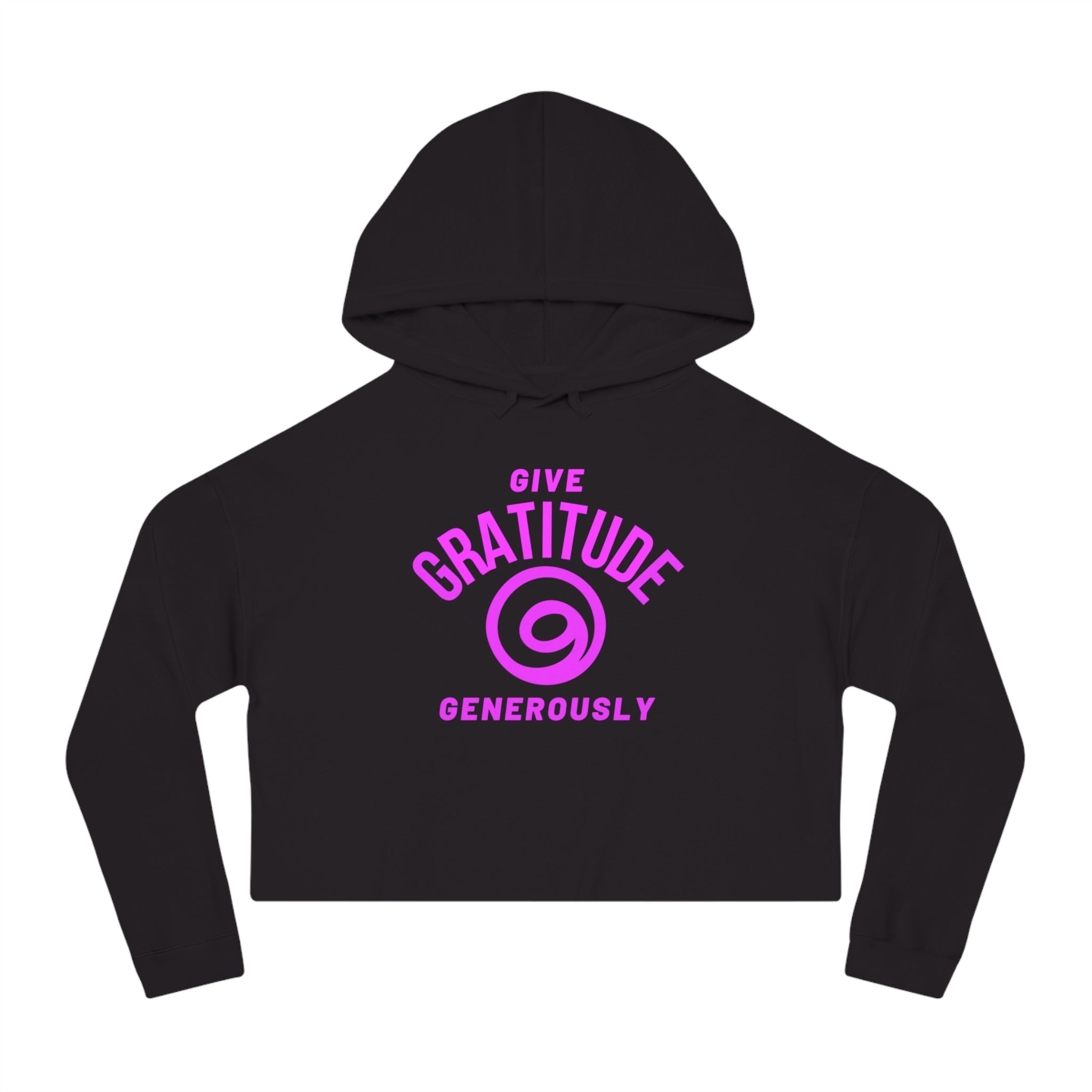 Give Gratitude Generously Women’s Cropped Sweatshirt