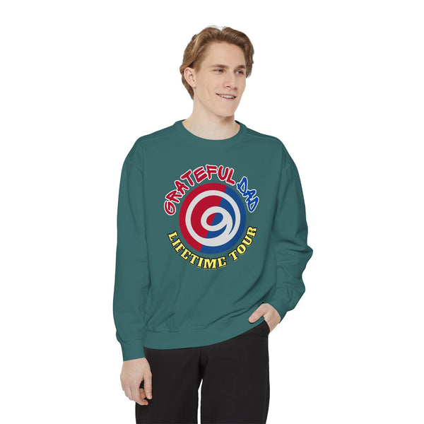 Grateful Dad Lifetime Tour Garment-Dyed Sweatshirt