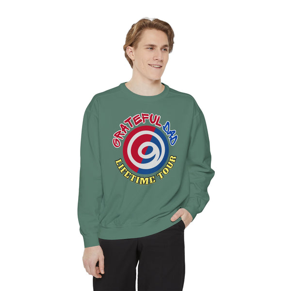 Grateful Dad Lifetime Tour Garment-Dyed Sweatshirt