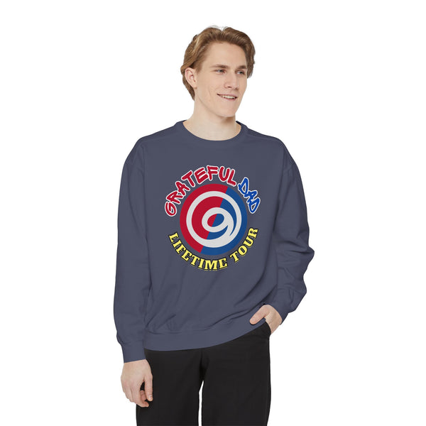 Grateful Dad Lifetime Tour Garment-Dyed Sweatshirt