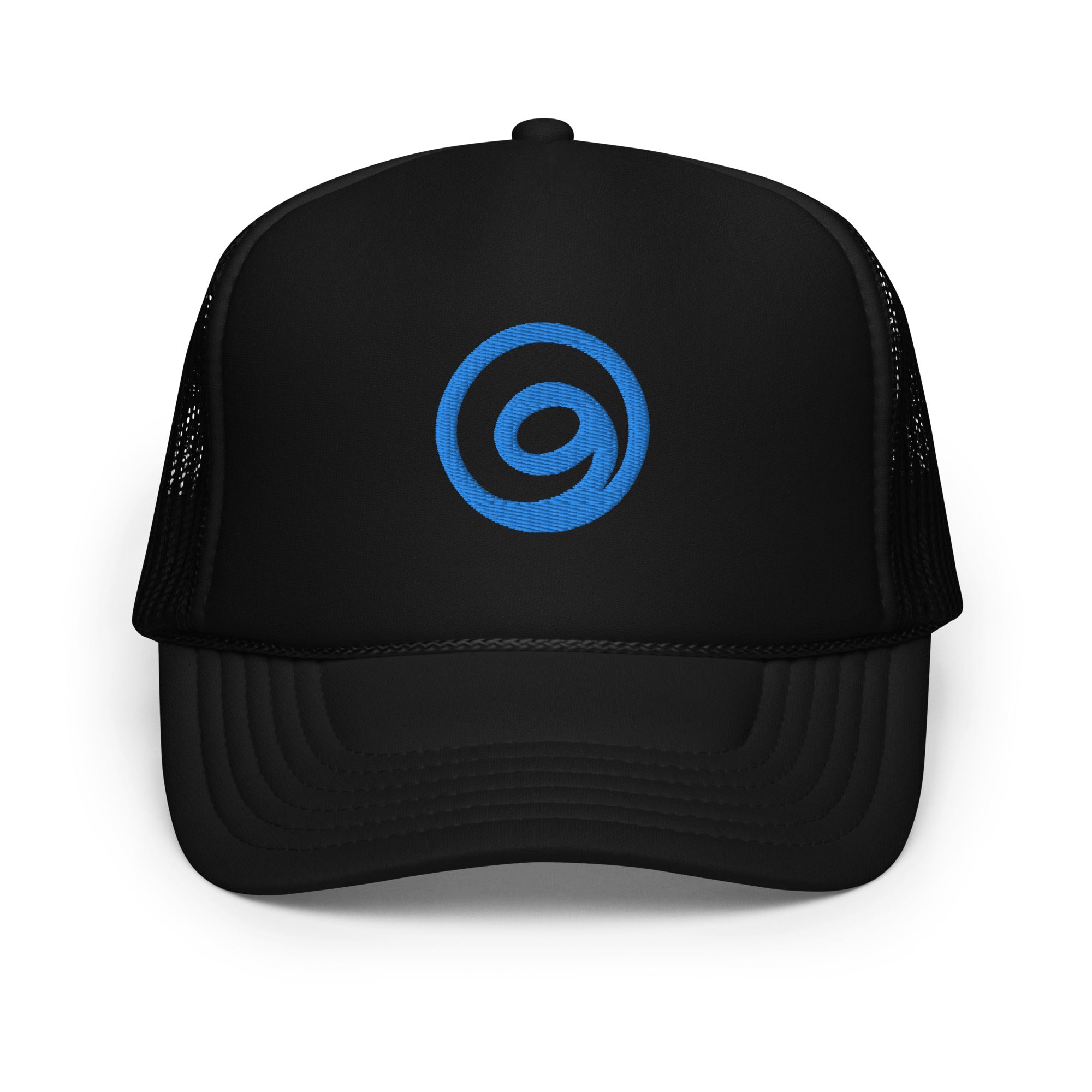 Gratitude Symbol Foam Baseball Hat — blue